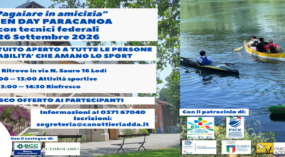 Pagaiare in amicizia: OPEN DAY PARACANOA