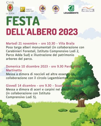 Festa dell’albero – iniziative dal 21 novembre