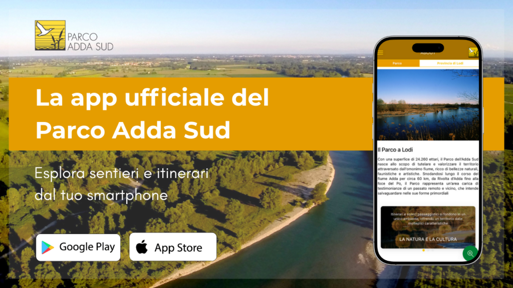 Alla scoperta del Parco Adda Sud con la nuova app