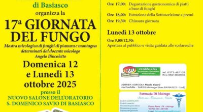 Mostra micologica di funghi di pianura e montagna