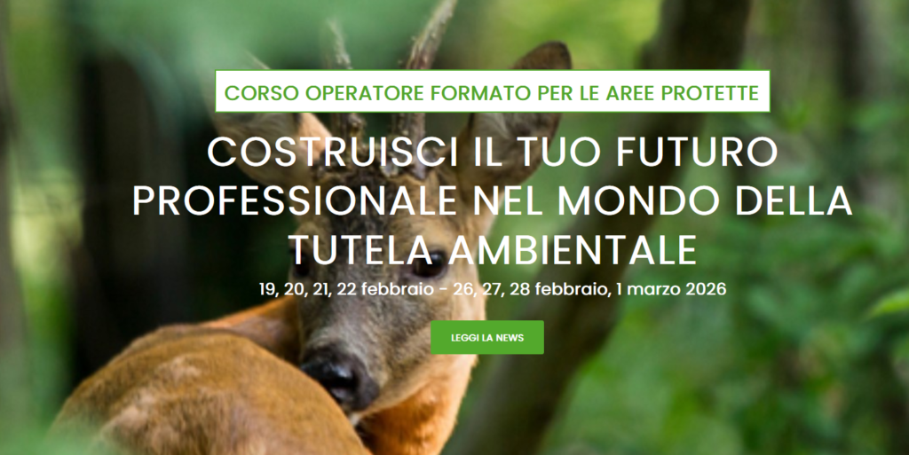 Corsi formativi per operatori delle aree protette