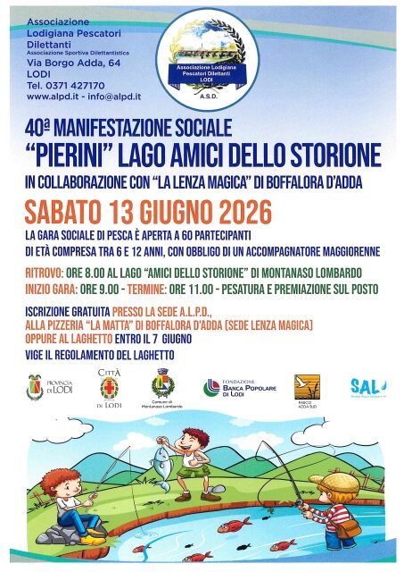 Gara di pesca a Montanaso Lombardo
