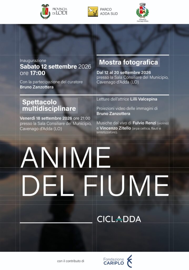 Anime del fiume: fotografia, parole e musica a Cavenago d’Adda